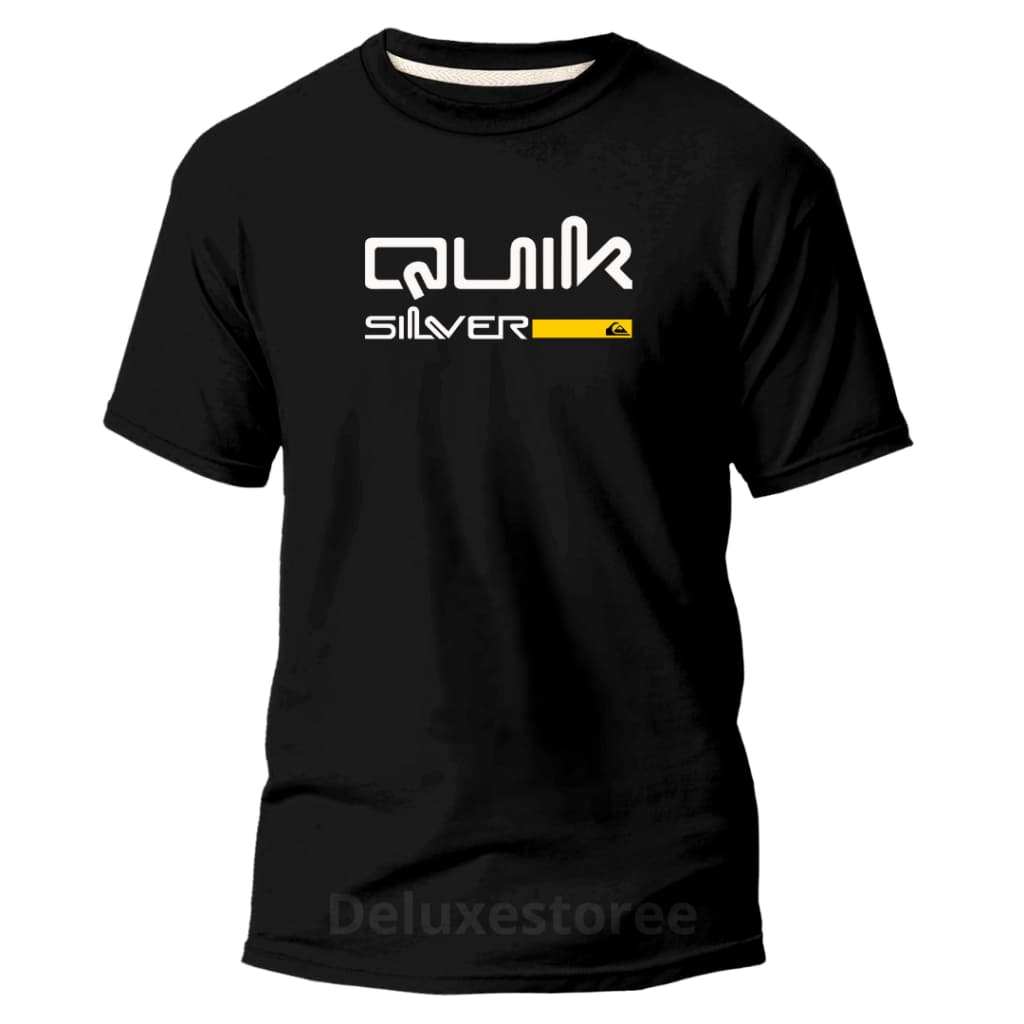 Camiseta Masculina Quiksilver Novo Manga Curta Lançamento Verão Academia Caminhada