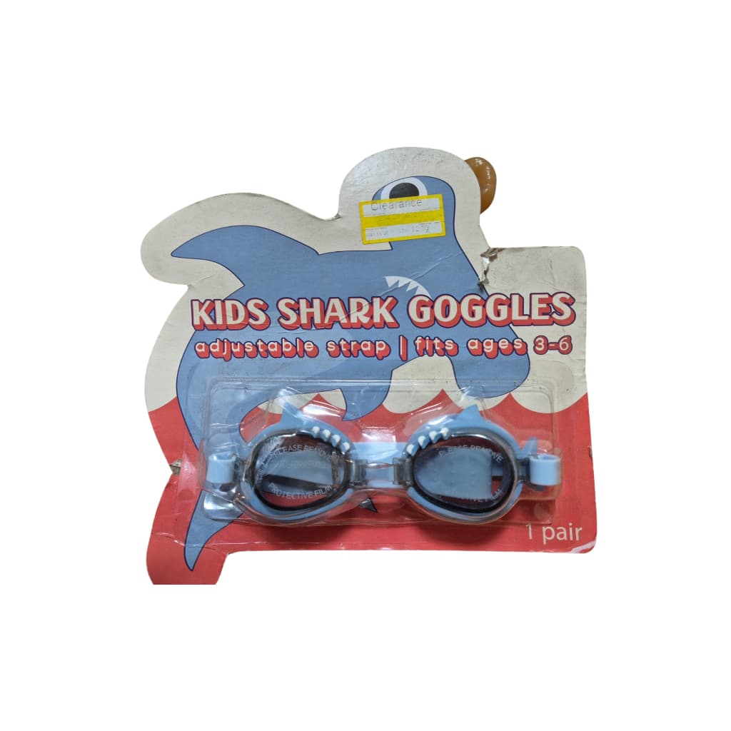 Óculos Natação Kids Shark Goggles Proteção U.V. Idade 3 a 6 anos