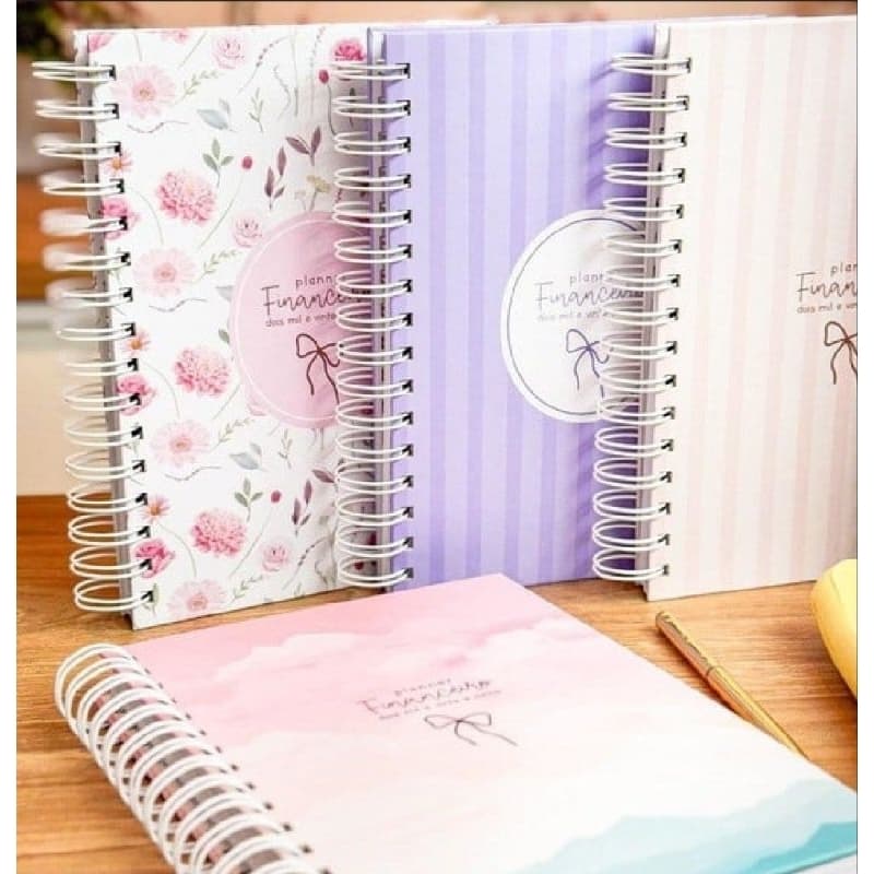 Planner 2026 Feminino agenda permanente planner Financeiro bloco de notas caderno de anotações agenda escolar