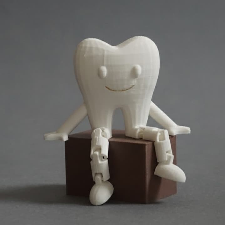 Dente sorridente - articulado