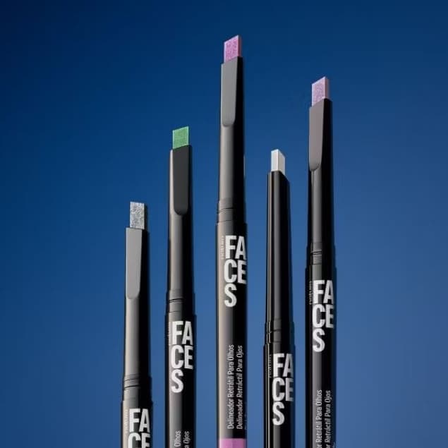delineador retrátil para olhos natura faces 280mg