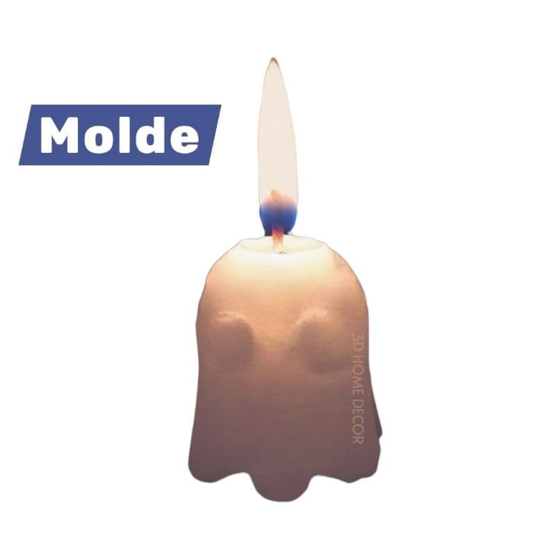 Molde P/ Vela Fantasma Molde Sabonete Vela Fantasminha