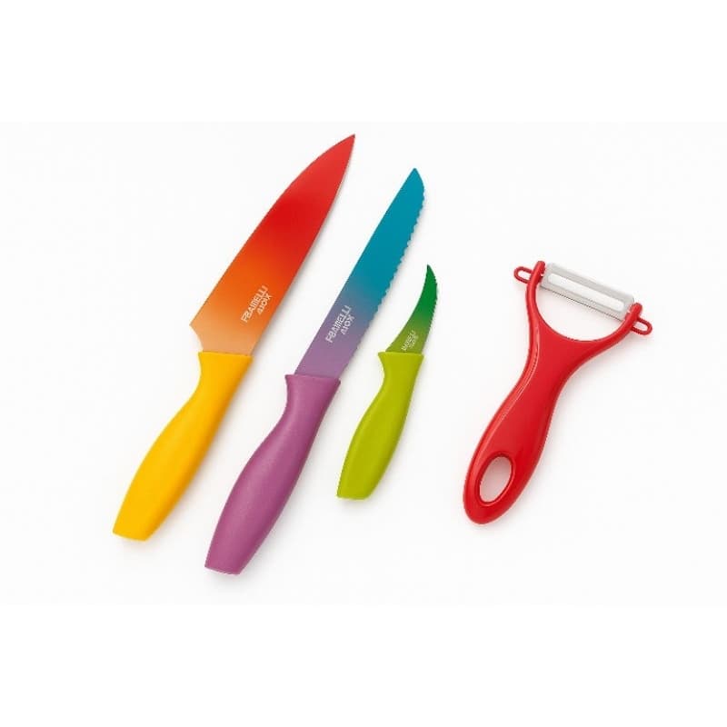 Conjunto de Facas Color Inox 4 Peças