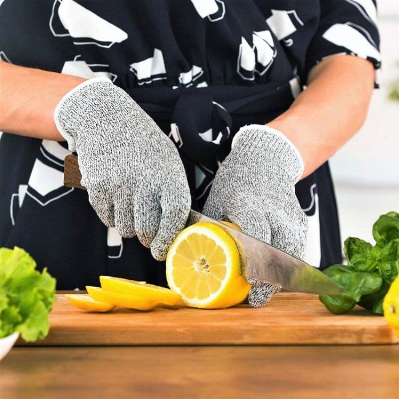 Par de Luvas Anticorte GADAN – Proteção Extrema e Conforto Profissional para< Cozinha, Oficina e Jardinagem!