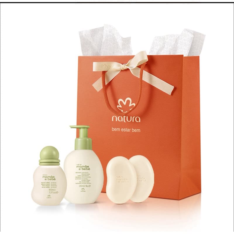 Presente Natura Mamãe e Bebê – Colônia + Sabonete em Barra (2 produtos)