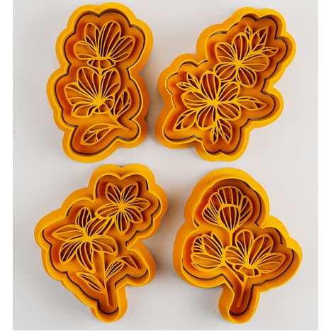 Cortadores de Biscoitos -Flores 01