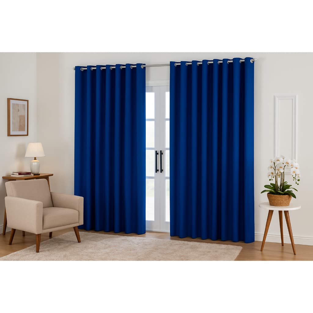 Cortina Roma 3,00x2,20 Decoração Quarto Sala