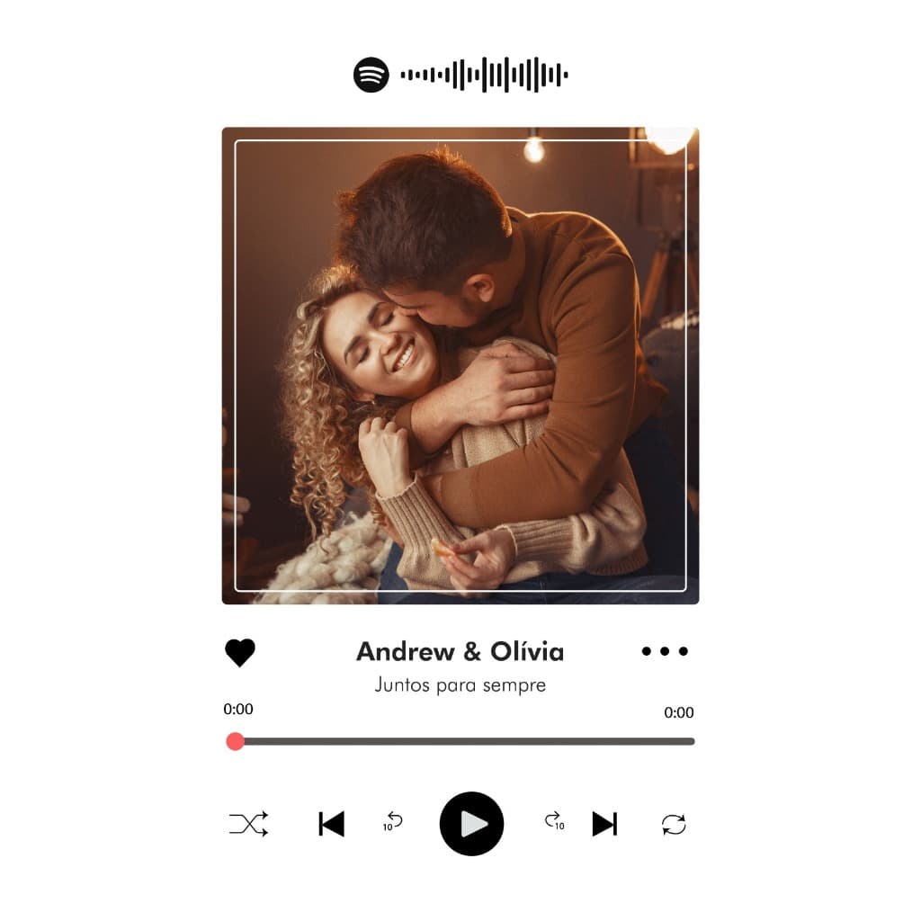 Quadro Decorativo Personalizado em MDF com Foto, Frase ou Música