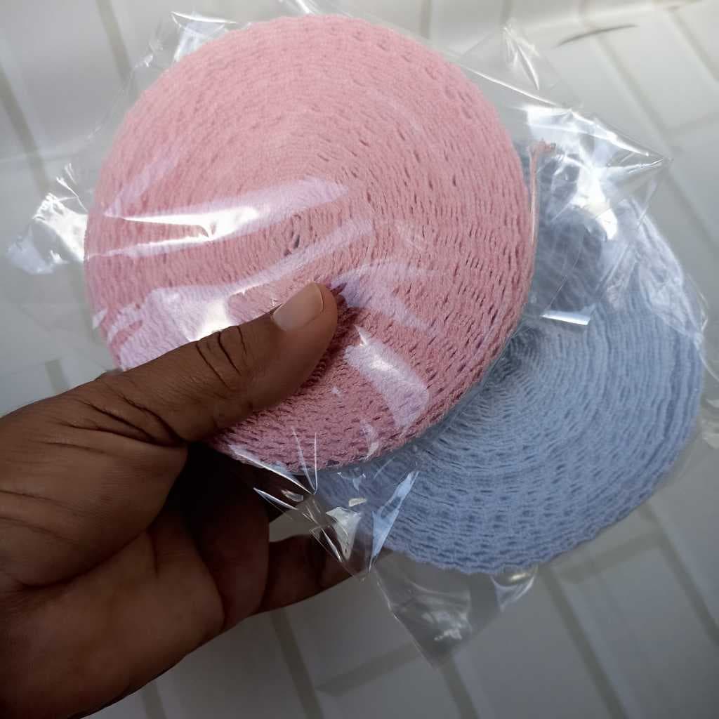 2 Viés com Picueta Duplo (contorno da peça) 10 Metros – Acabamento para Fraldas, Toalhas,etc.