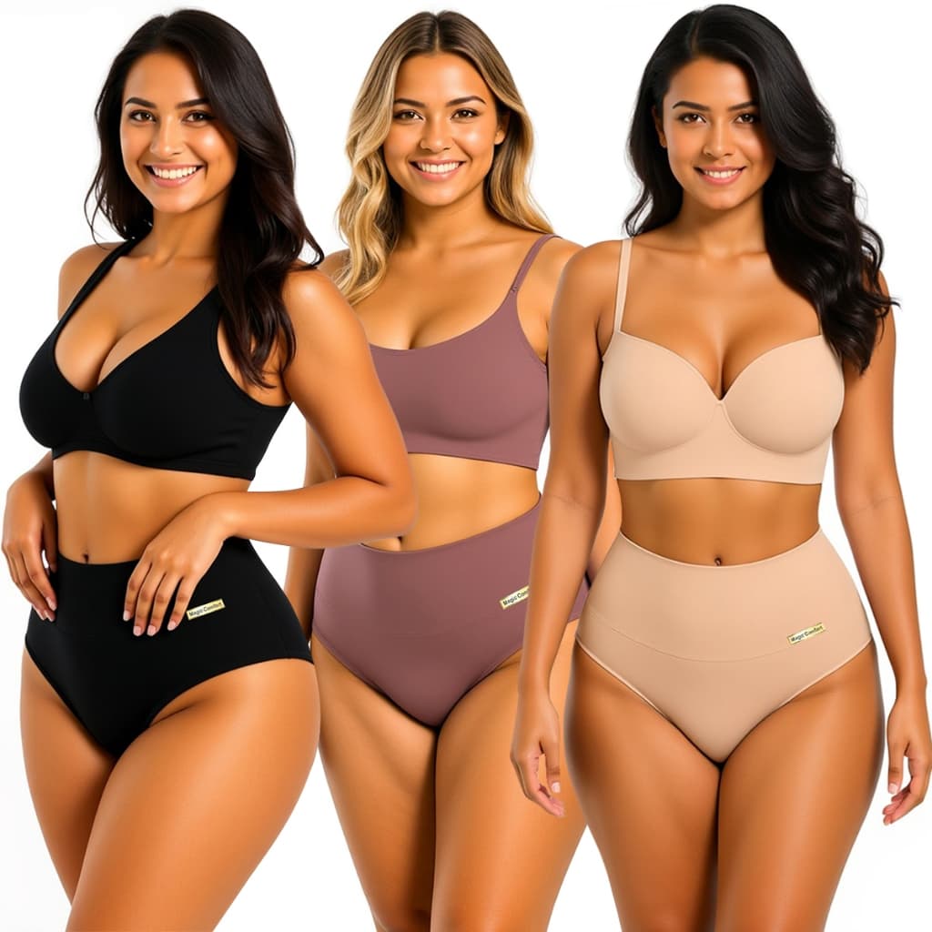 Calcinha Zero Barriga Segura Barriga Calcinha Cós Alto Fitness