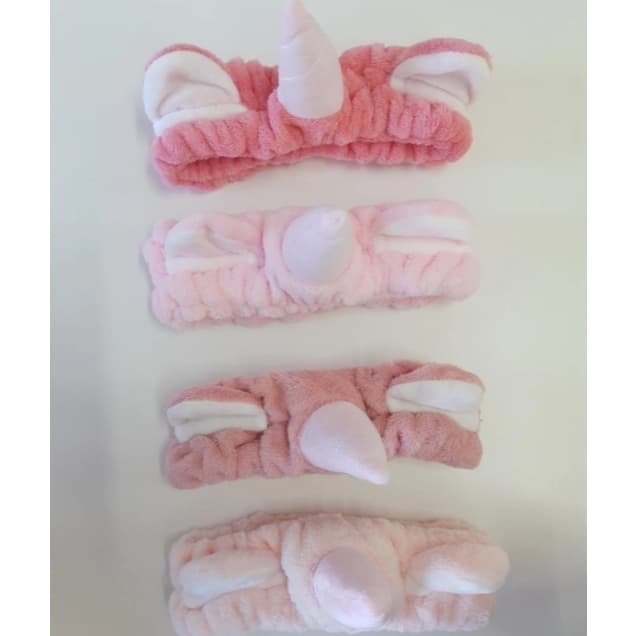 Faixa de Cabelo para Maquiagem e Limpeza Facial Meily's Unicórnio F-12