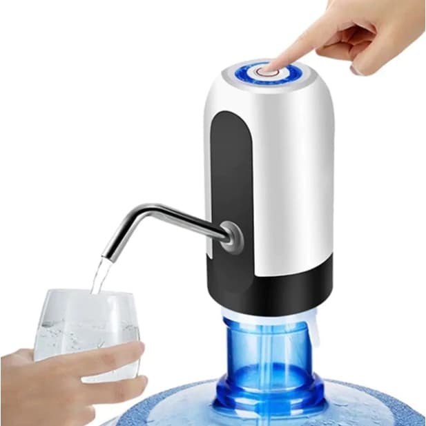 Bomba Eletrica Recarregavel Dispenser Agua Galao Portatil Bocal Ajustavel Facil Uso Envio Imediato