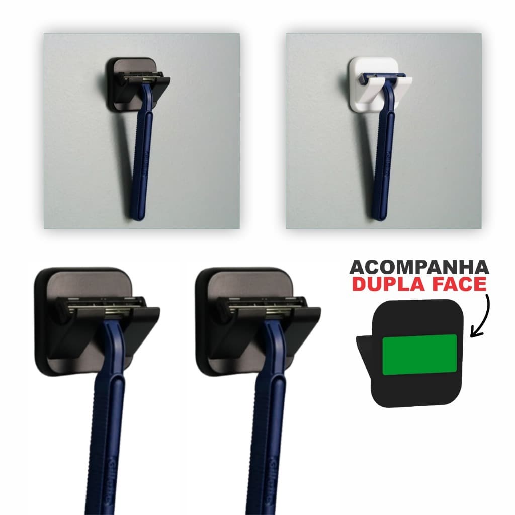 Suportes Porta Gilete Lâmina de Barbear Depilar Prestobarba Aparelho de Barbear Banheiro