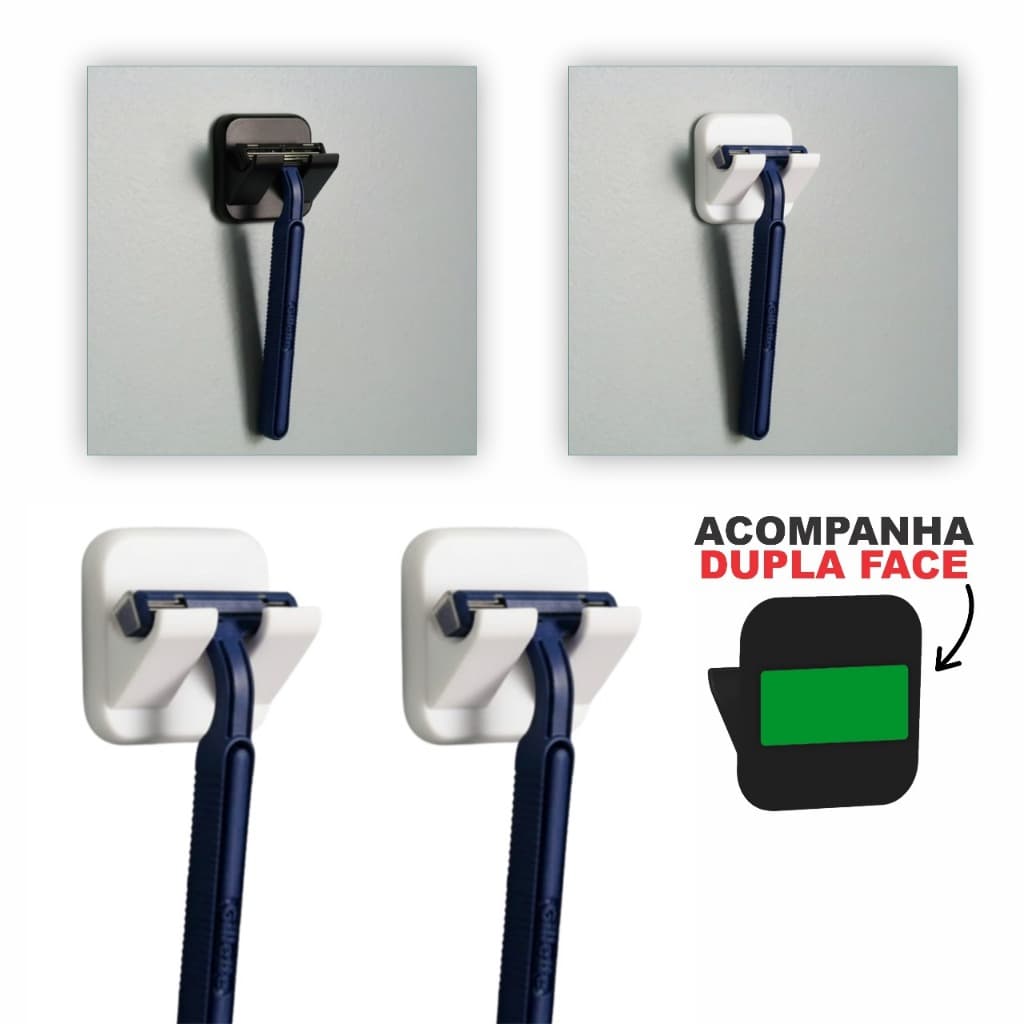 Suportes Porta Gilete Lâmina de Barbear Depilar Prestobarba Aparelho de Barbear Banheiro