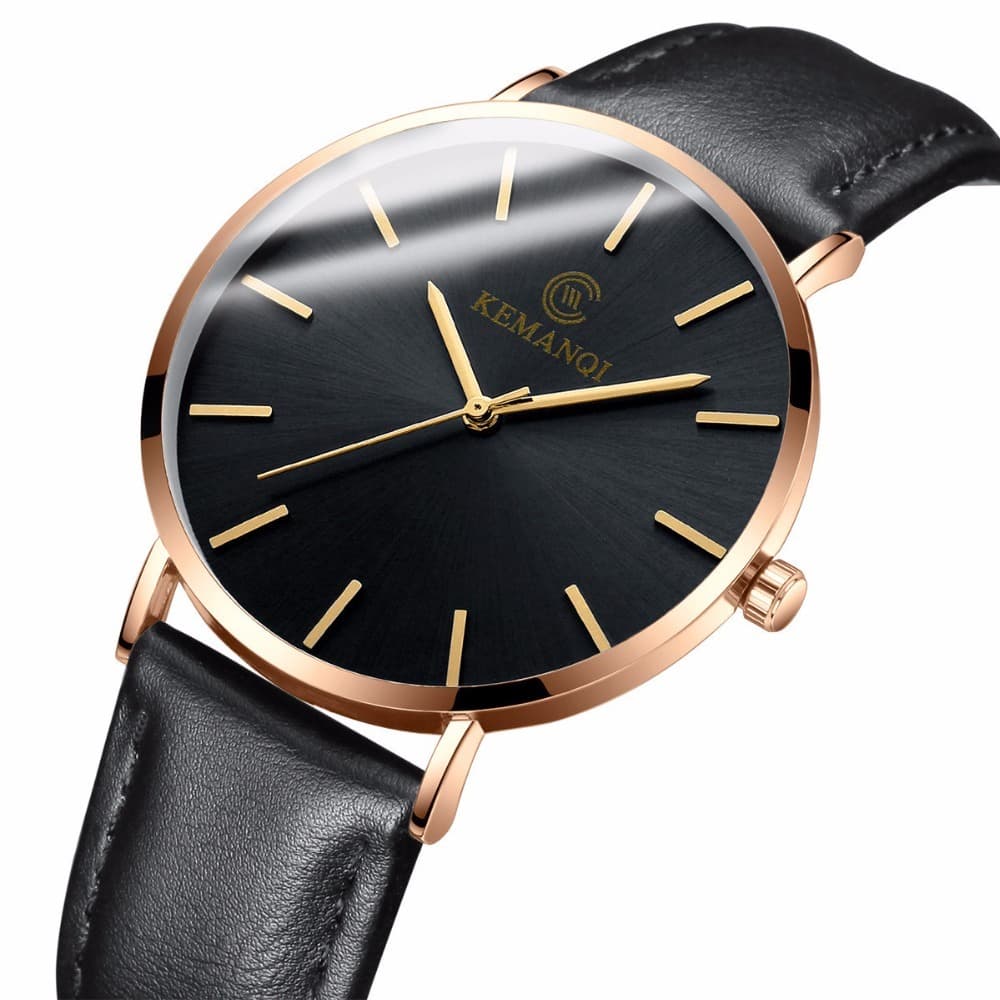 Relógio Masculino Ultrafino Elegante Quartzo Sport fino Tres Cores Luxo Visual Minimalista