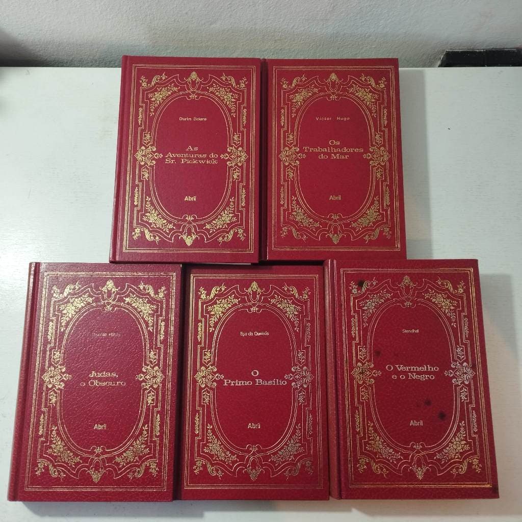 As Aventuras do Sr. Pickwick + Os Trabalhadores do Mar + Judas, o Obscuro + O Primo Basílio + O Vermelho e o Negro