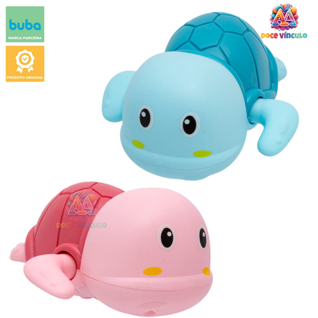 Brinquedo Para Bebê Banho Tartaruga Banheira - Buba