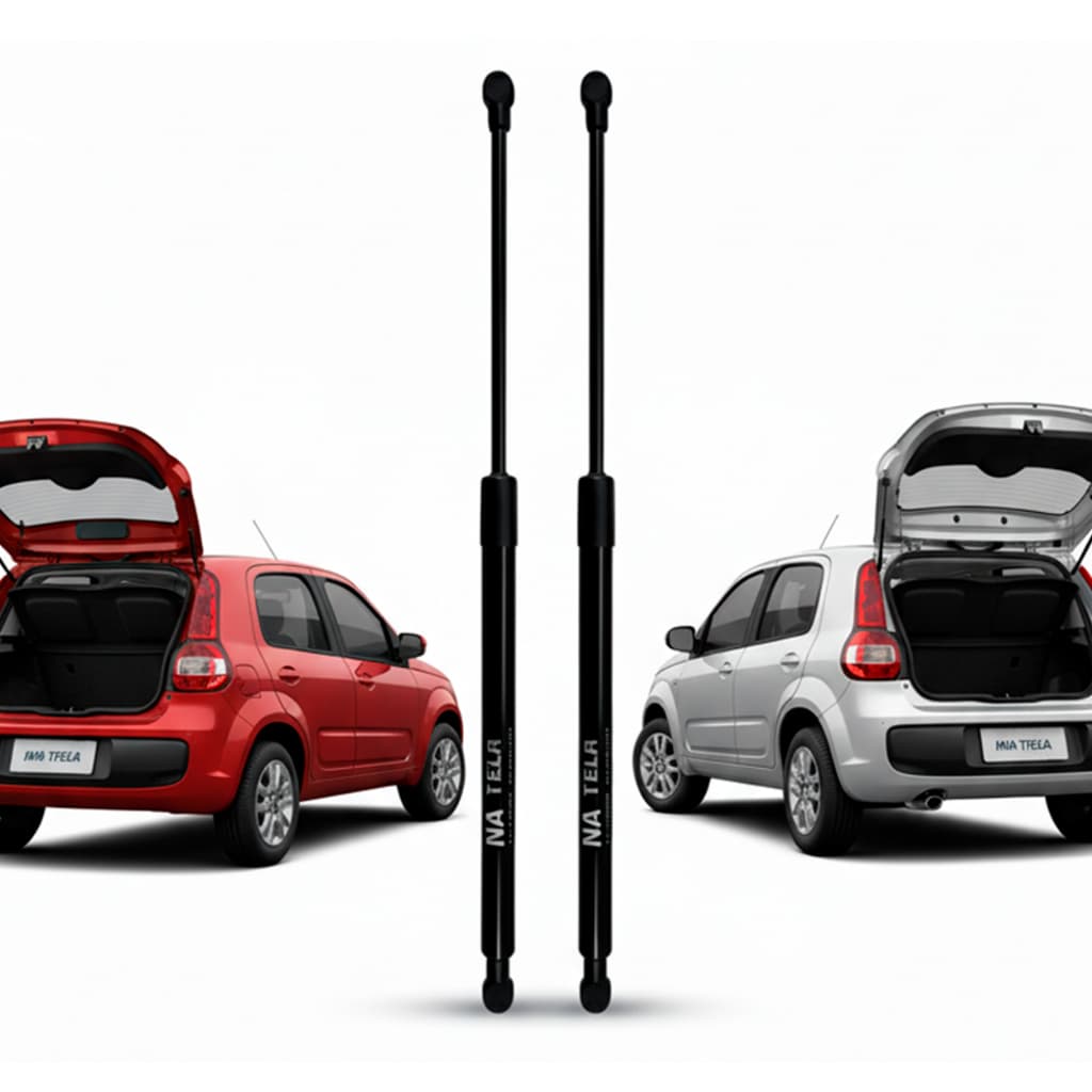 Par Pistão Amortecedor Porta Malas Fiat Uno Novo 2010 a 2022