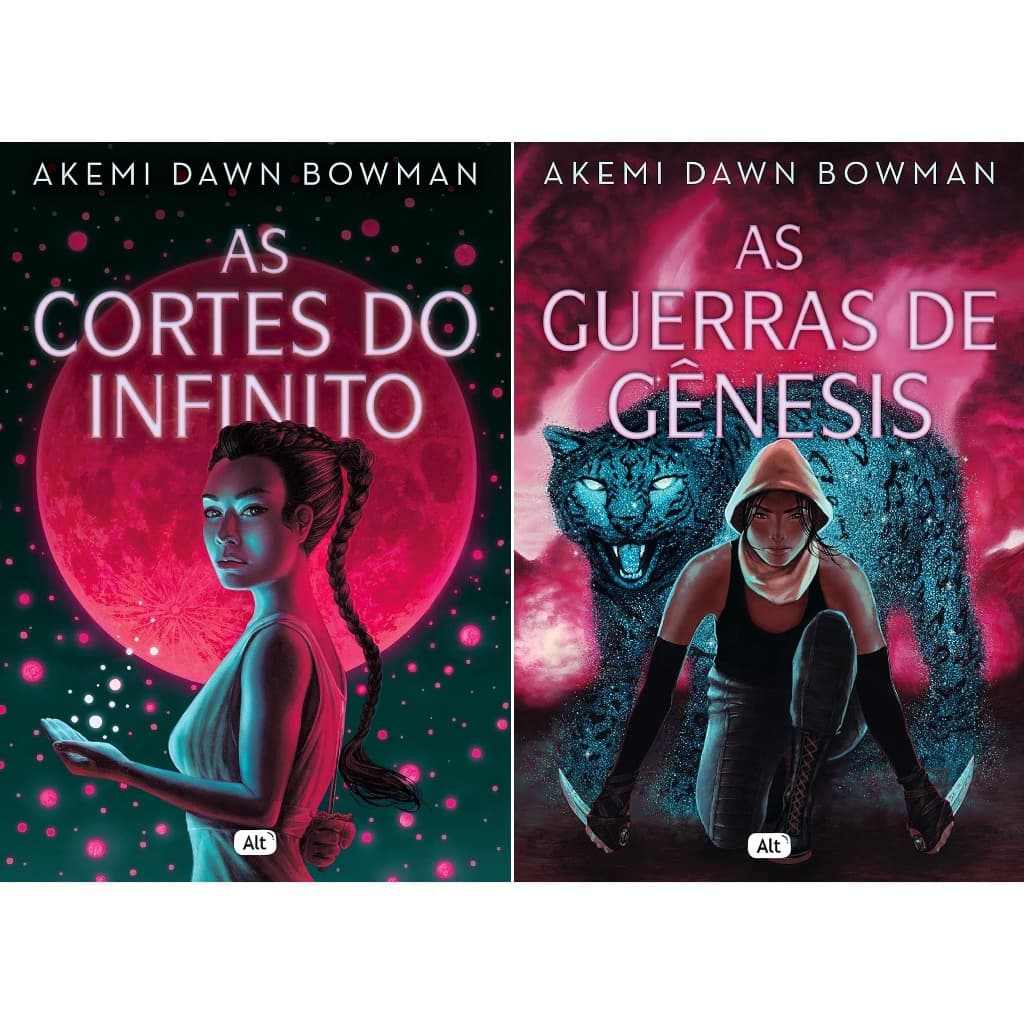 KIT Livros Akemi Dawn Bowman – As Cortes do Infinito + As Guerras de Gênesis