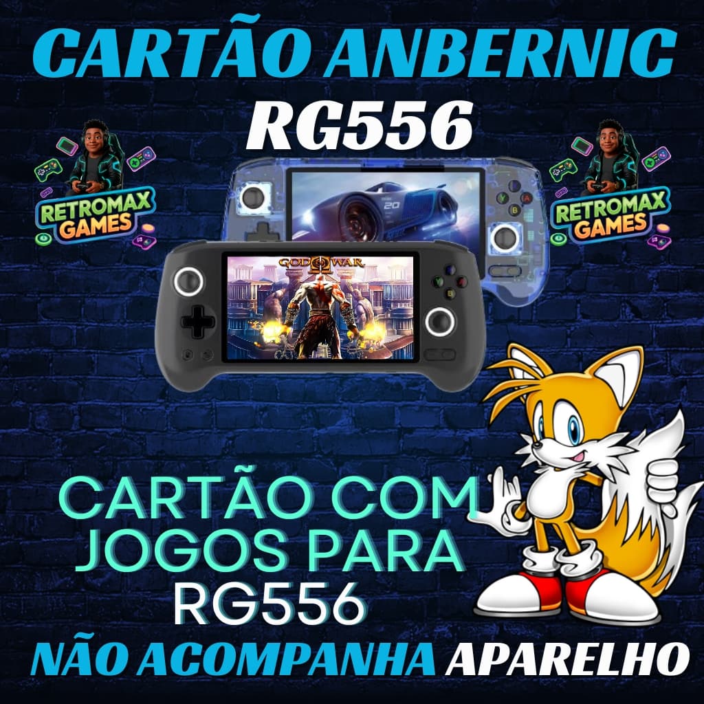 Cartão para Anbernic RG556 64gb 128gb 256gb