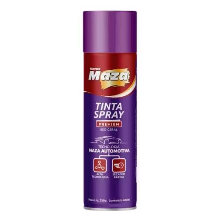 Tinta Spray Premium Uso Geral Maza 400ml - Roxo
