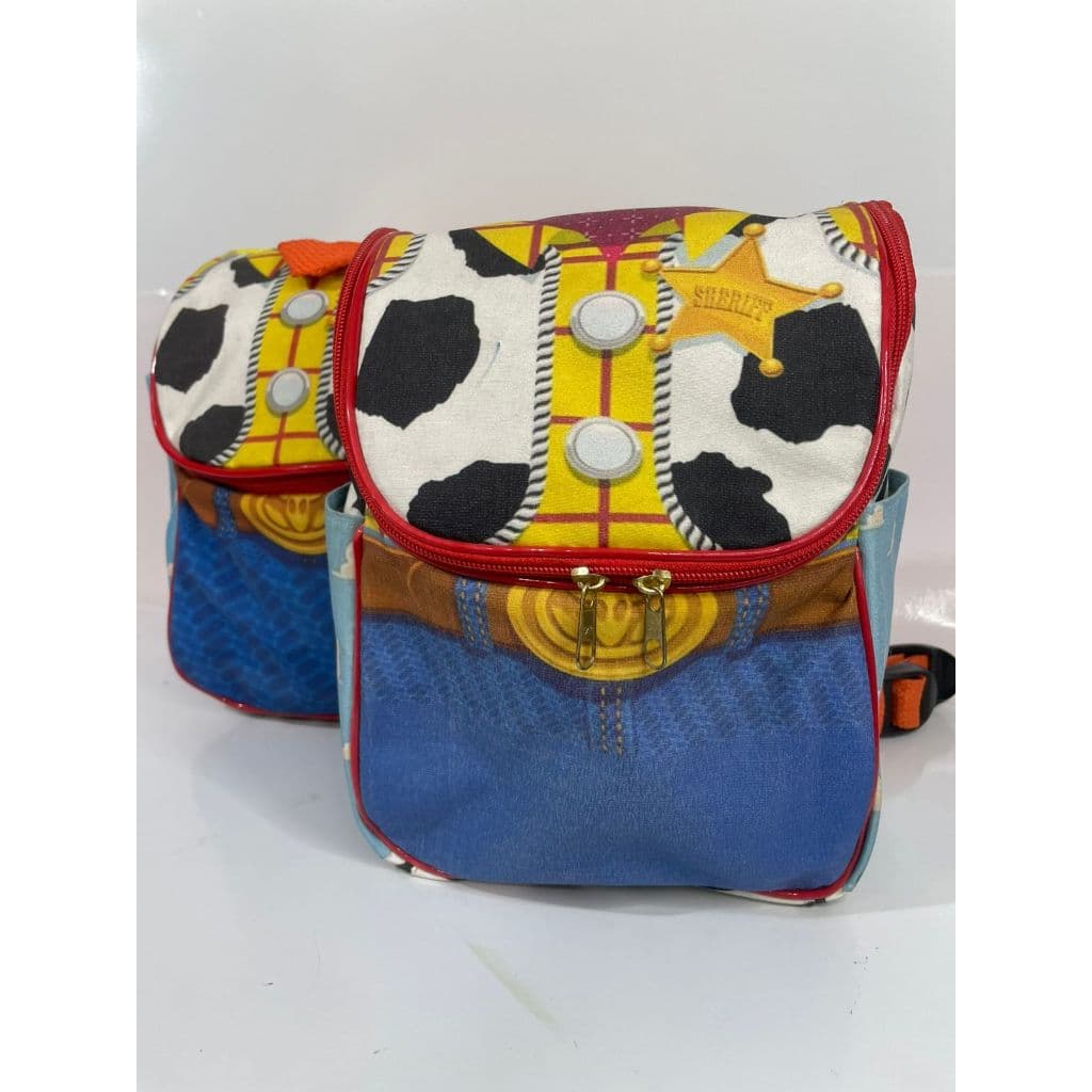 kit 10 Mochila Tema Toy Story Tamanho 24.5x17 Personalizada com Nome para festas e eventos infantis