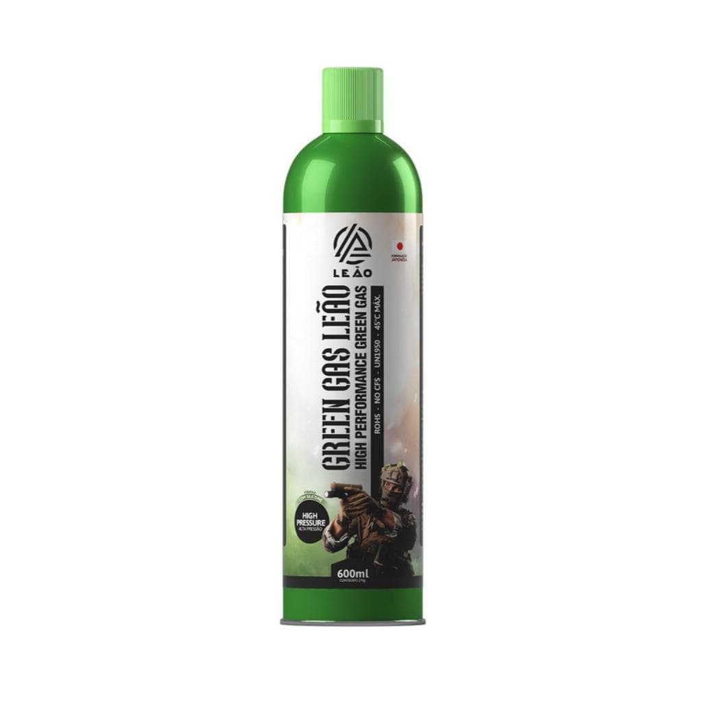 GREEN GAS LEAO ALTA PERFORMACE COM SILICONE 600ML / 12KG