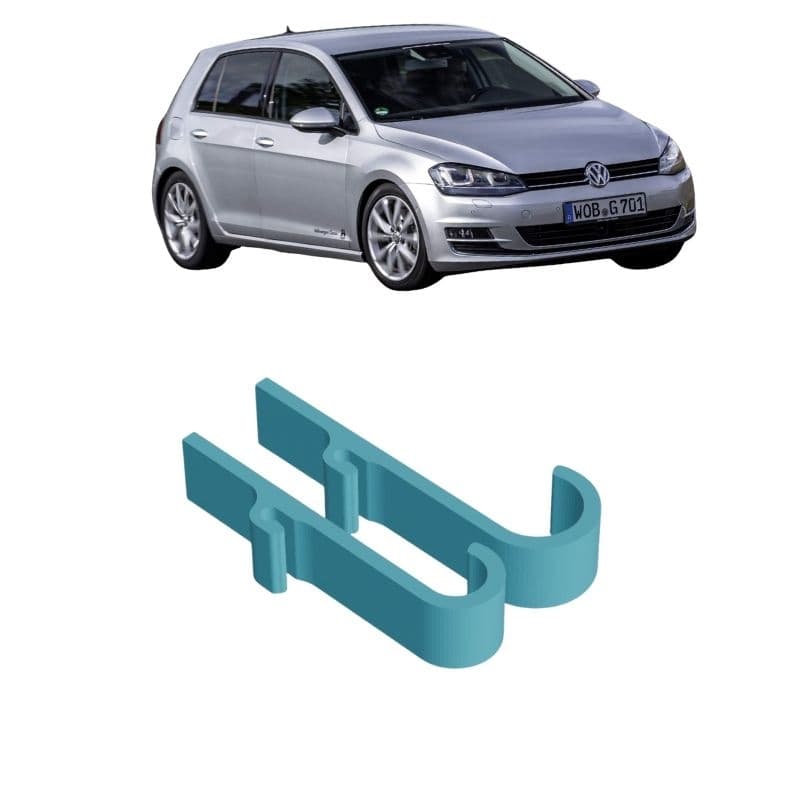 Ganchos para guarda-chuvas para o sistema ISOFIX do carro VW Golf VII golf 7