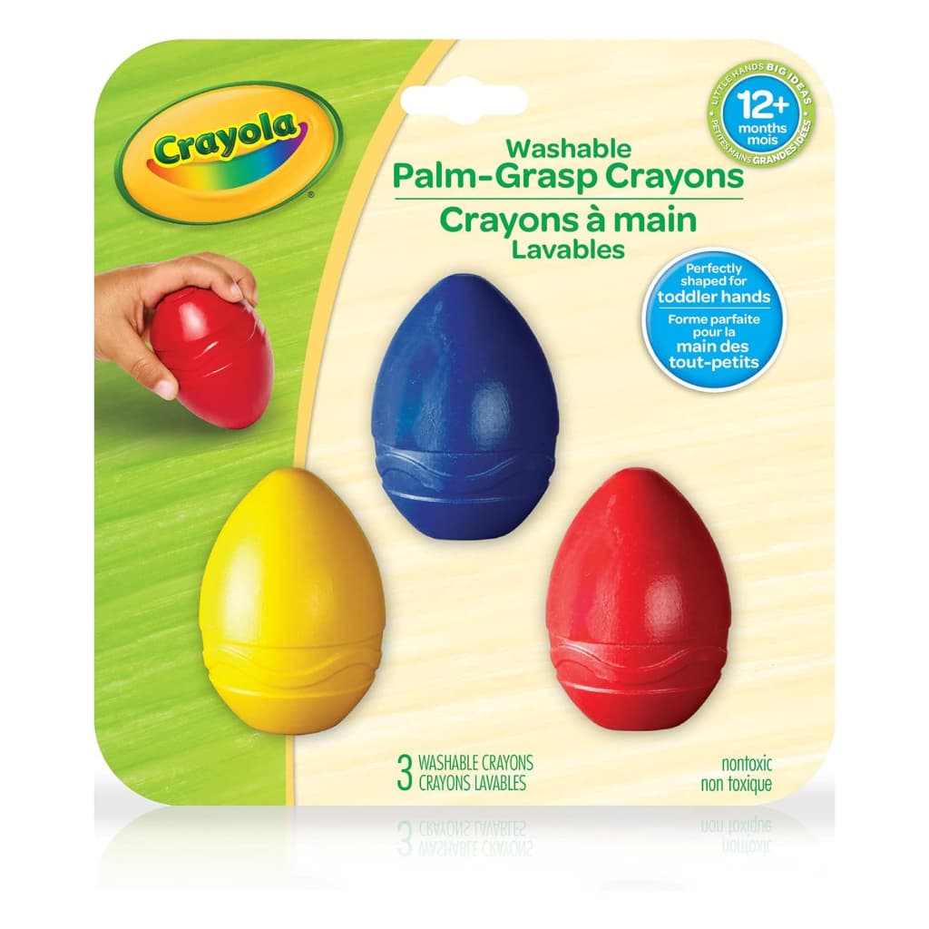 Crayola: Lápis Crayons A Cores para Pegada com a Palma da Mão 03 Un