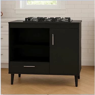 Balcão Para Cooktop Classic 1,05 4/5 bocas - Envio Imediato