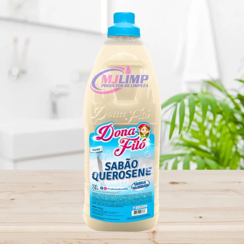 Sabão Com Querosene Dona Filó 2L – Limpeza Geral Concentrada Para Piso Banheiro Superfícies Laváveis