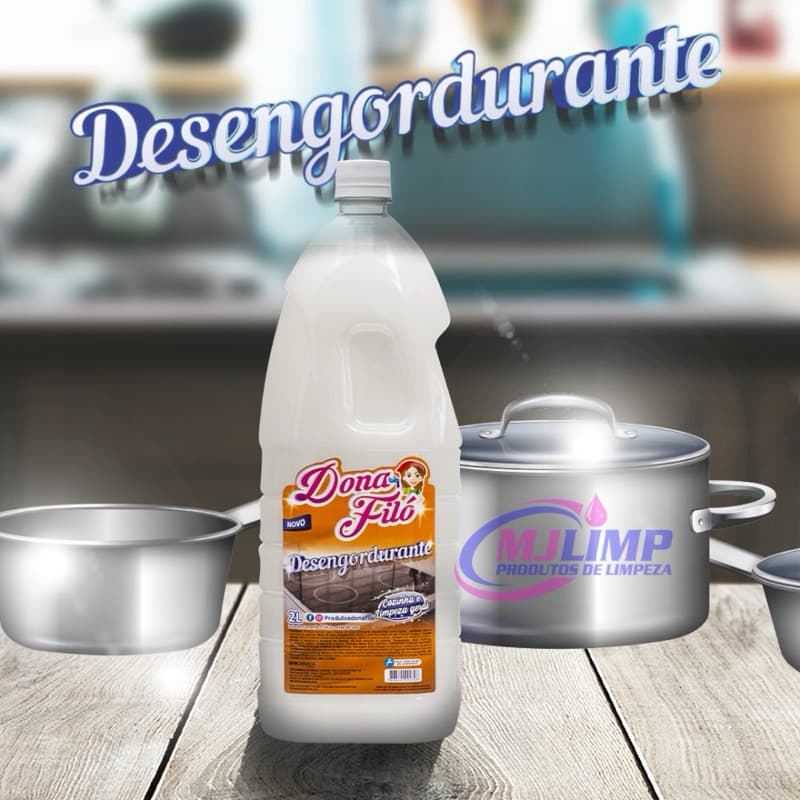 Desengordurante limpeza Pesada 2 Litros Dona Filó gordura fogao cozinha