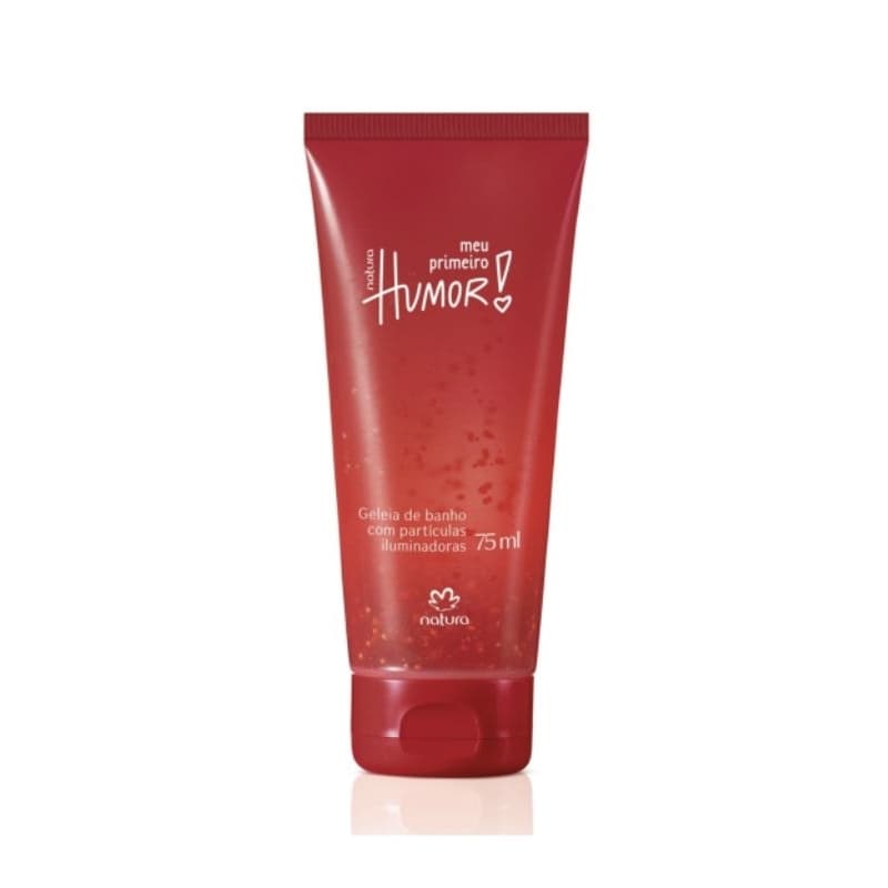 Meu Primeiro Humor Geleia de banho com partículas iluminadoras Natura 75ml