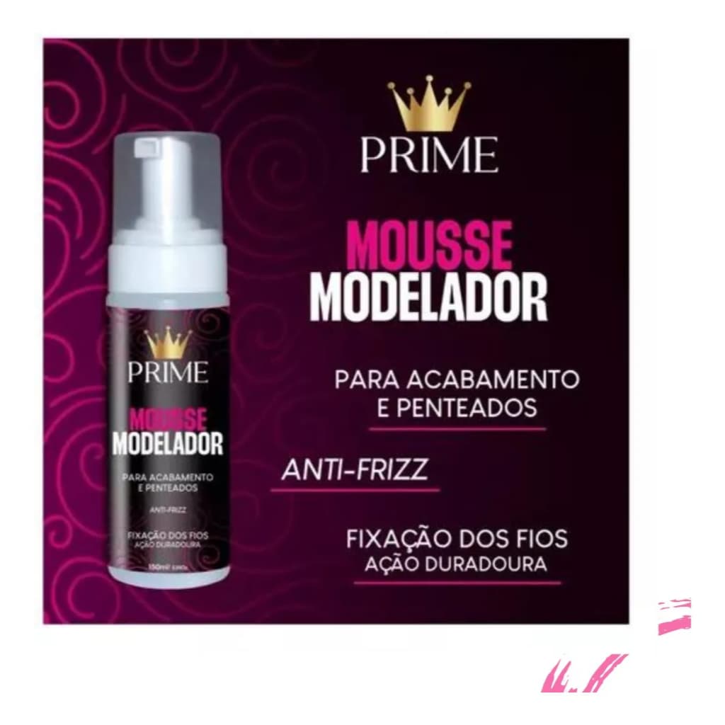 Mousse Modelador Fixante para Tranças e Penteados 150ml