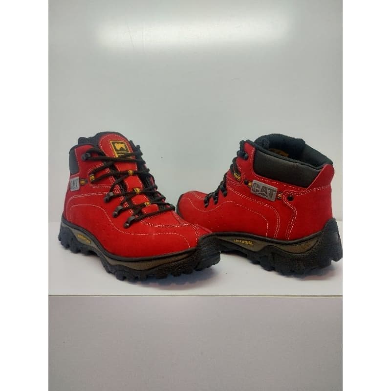 bota adventure vermelha Caterpillar