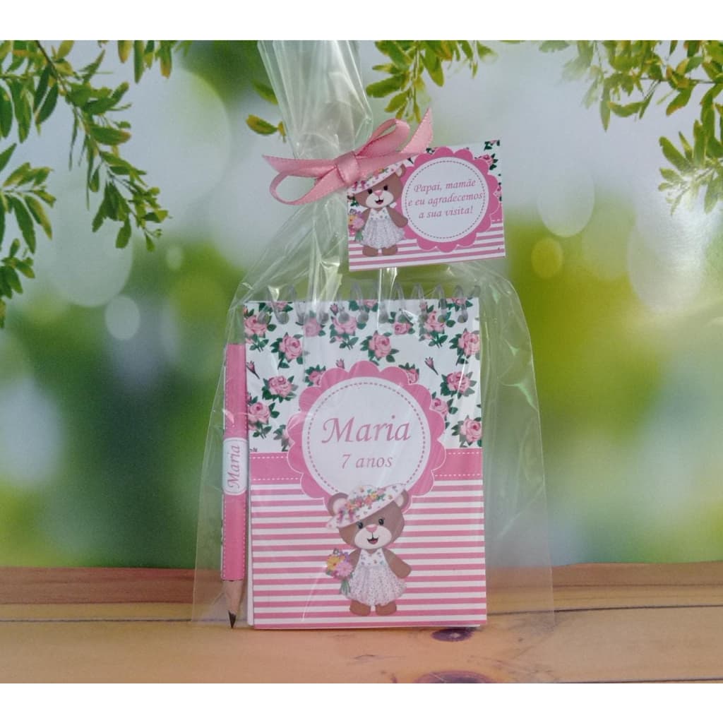 500 BLOQUINHOS + MINI LÁPIS E TAG - QUALQUER TEMA - LEMBRANCINHAS PARA FESTAS ANIVERSÁRIO E LOJAS