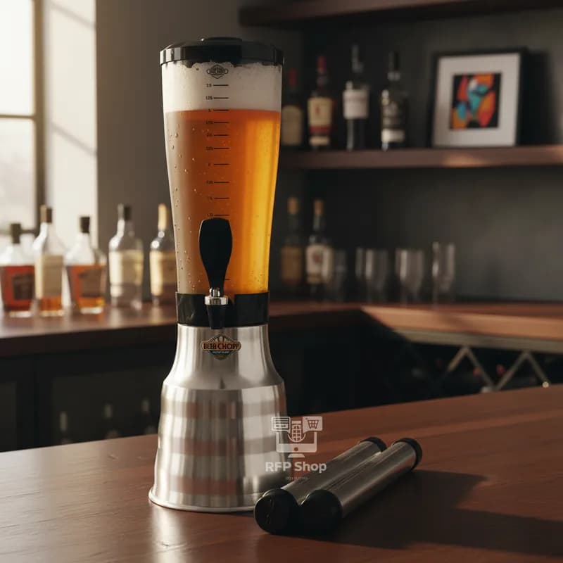 Dispenser Torre de Chopp 3,5L Barzinho Caseiro Reunião Amigos Happy Hour Drinks Chopeira Beer