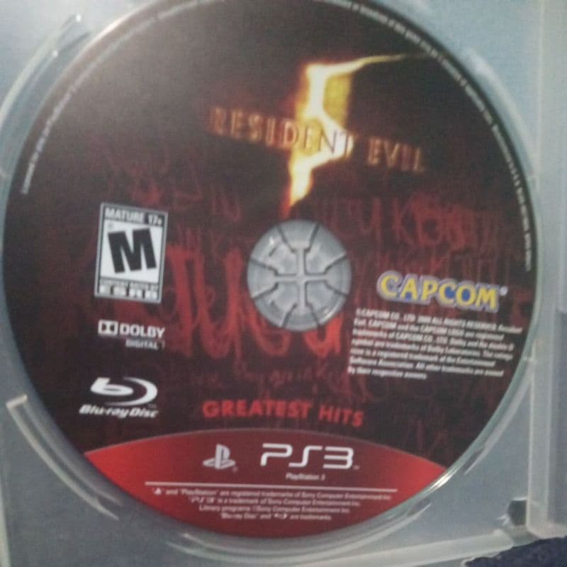 RESIDENT EVEL 5 PS3 (CD)