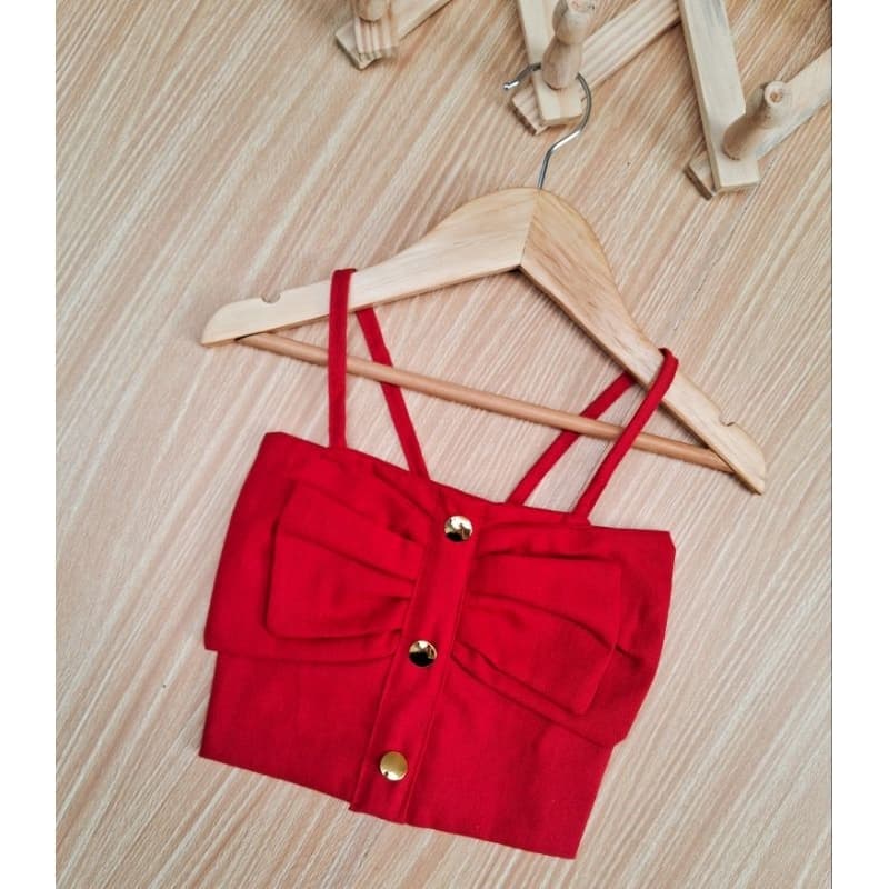 Cropped infantil branco e vermelho Natal look de natal e ano novo