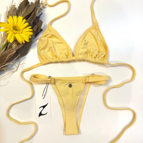 Biquíni Fita Forrado Calcinha Com Regulagem Marquinha Cortininha Sem Bojo Moda Praia Envio Imediato