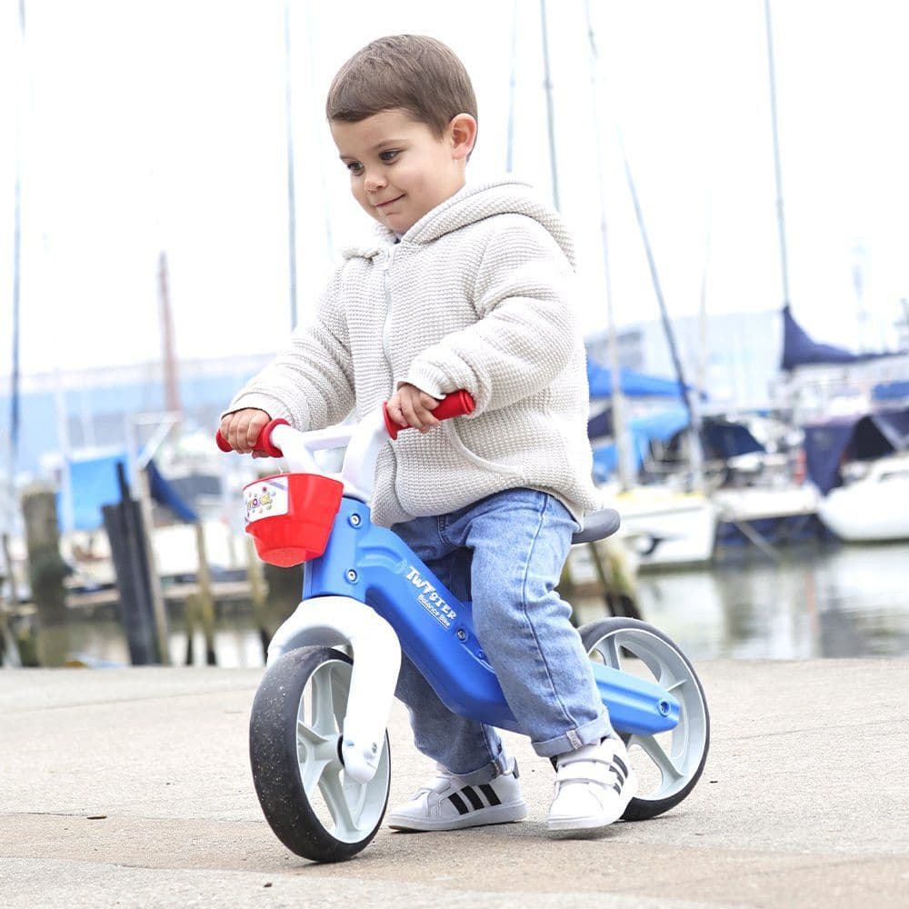 Bicicleta Infantil sem Pedal Azul Altura Ajustável