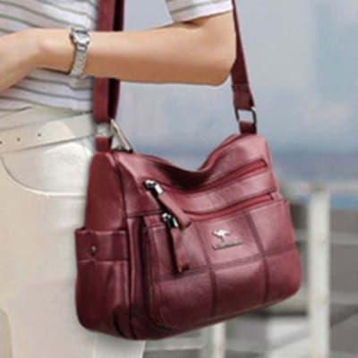 Aislinn Bolsas de ombro femininas, bolsas transversais impermeáveis ​​em couro PU, bolsas da moda