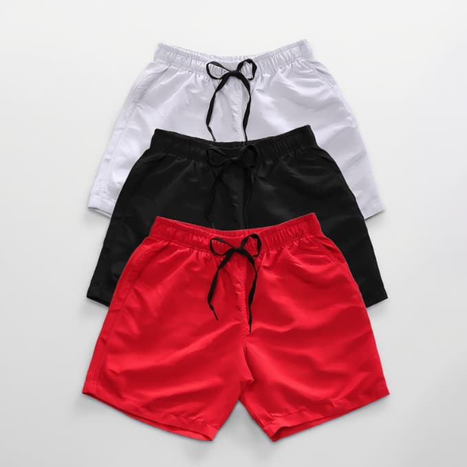 Kit 3 Shorts Mauricinho Tactel Praia Moda Masculina