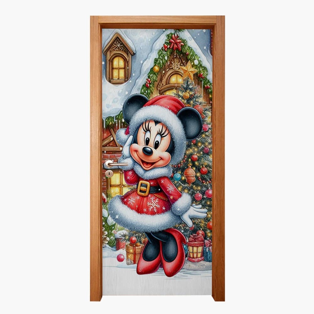 Transforme Sua Porta em Magia Natalina Capa Exclusiva com Elástico