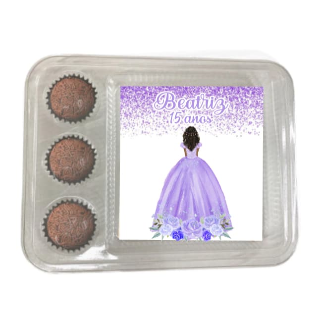 Adesivo 6x4cm para lembrancinha de festa/caixa fatia de bolo- fazemos qualquer tema