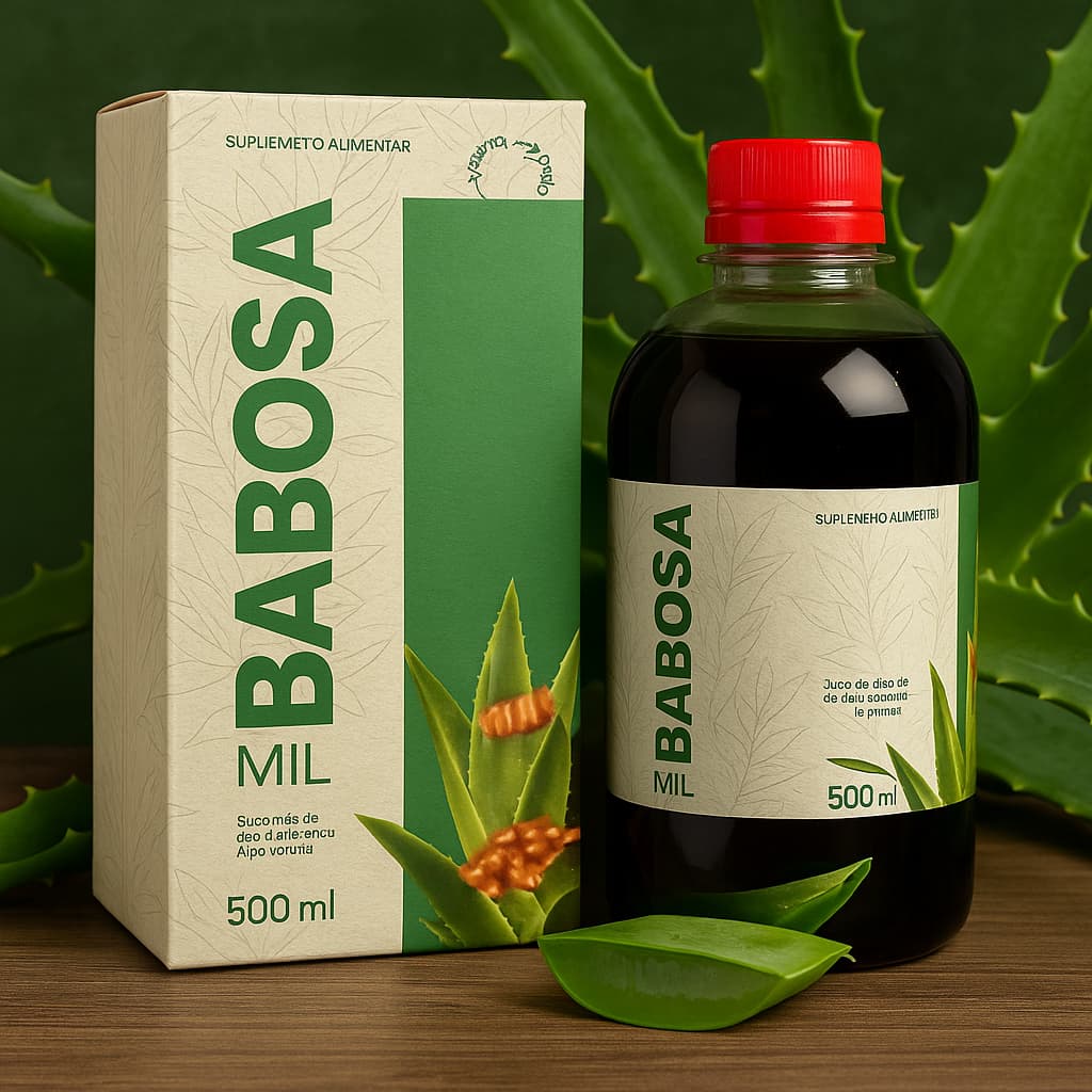 Babosa Mil 500ml (Aloee Vera)– Suplemento Alimentar - Sem Gluten