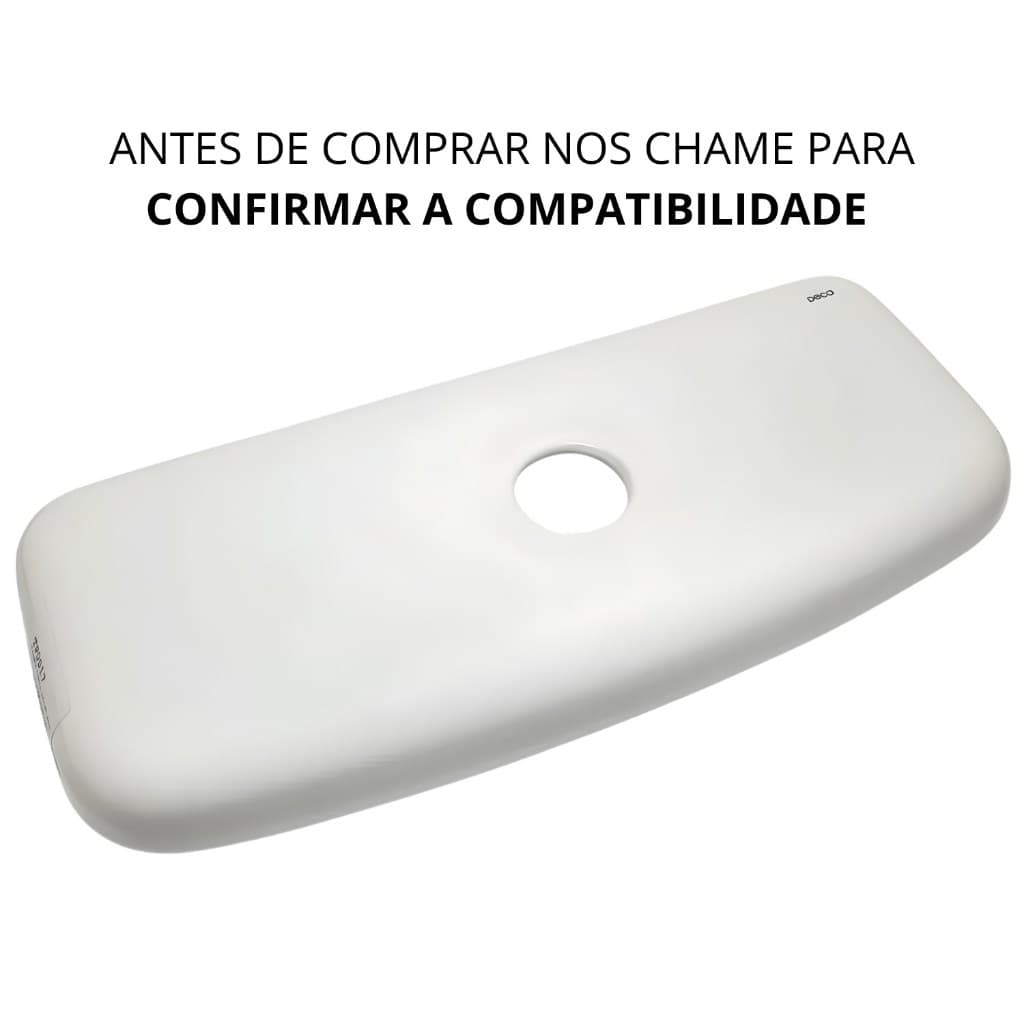 Tampa reposição Caixa Acoplada Deca Ravena Aspen Izy Fast Flex Branco - TP0017