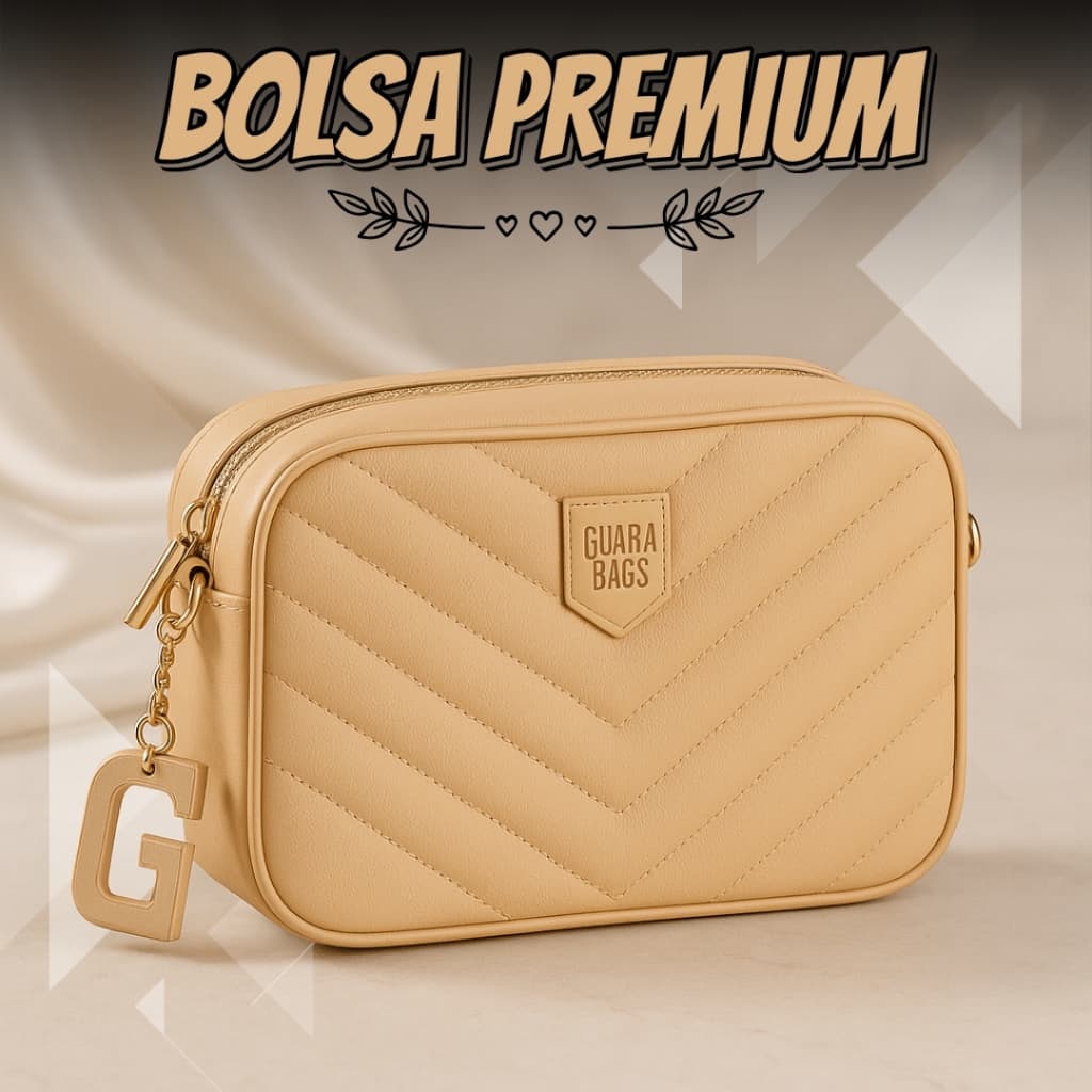 Bolsa Feminina Transversal Guara Bags Compacta Moderna e Leve 2026