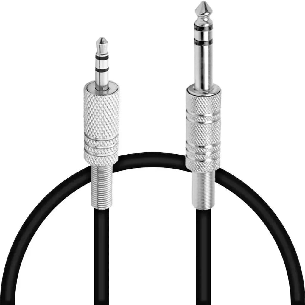 CABO P10 STEREO X P2 STEREO 2 METROS PROFISSIONAL NIQUEL BLINDADO MESA SOM