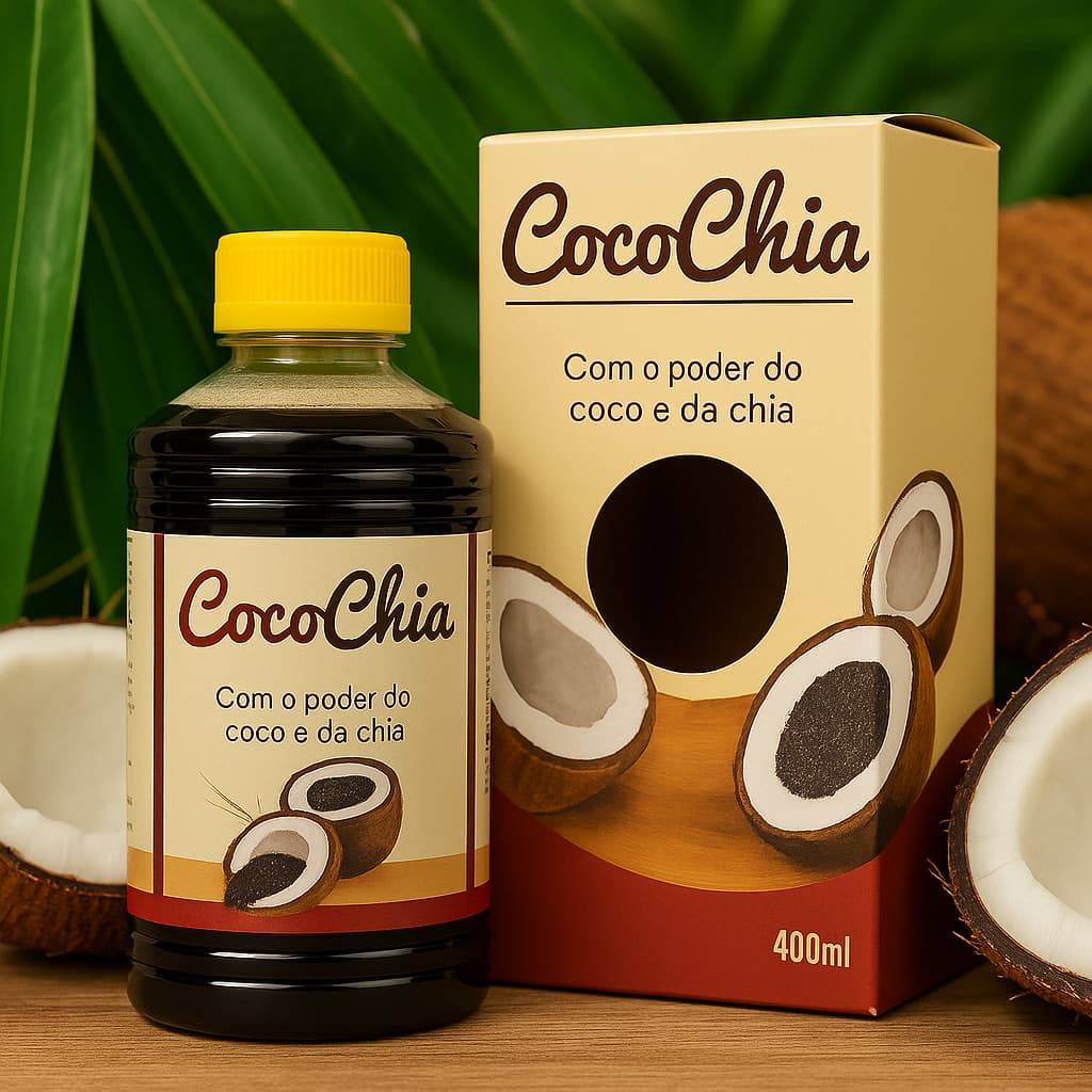 Elixir de Coco com Chia 500ml – Energia e Bem-Estar
